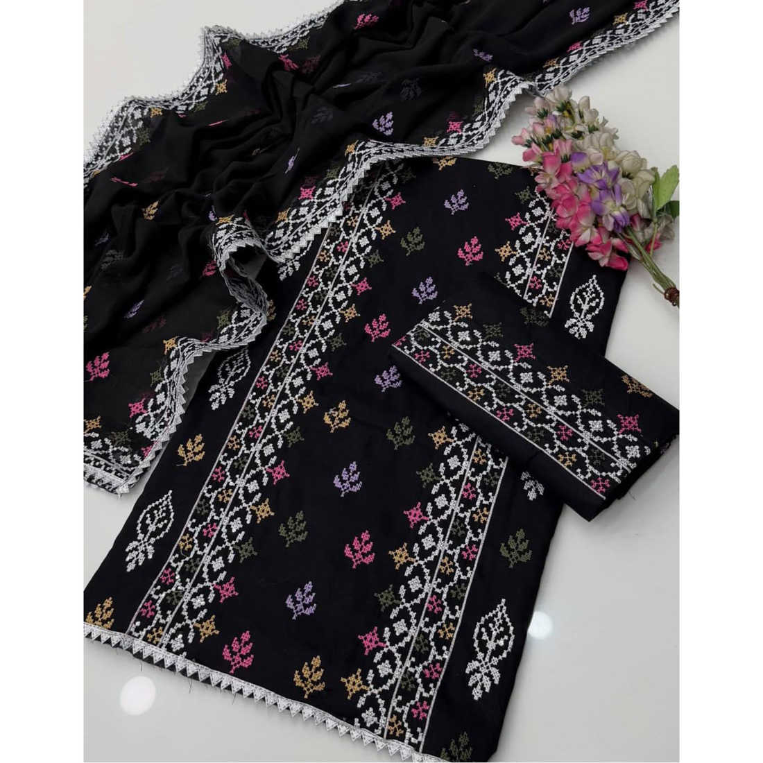 MULTANI EMBRRIODERY DRESS